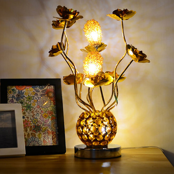 LED Moderne Blumen Tischlampe