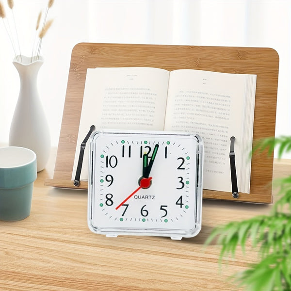 Minimalistischer analoger Wecker mit leisem Ticken