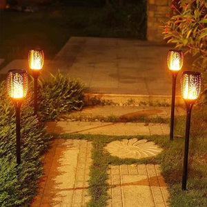 Solar Gartenlaterne mit Flammeneffekt für Draußen