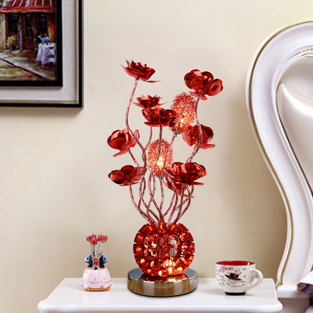 LED Moderne Blumen Tischlampe