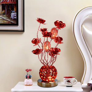 LED Moderne Blumen Tischlampe