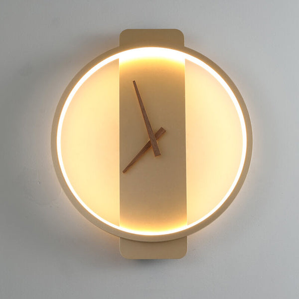 Moderne Minimalistisch Wanduhr mit LED-Beleuchtung