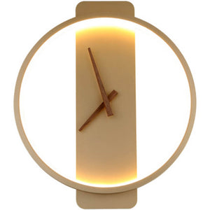 Moderne Minimalistisch Wanduhr mit LED-Beleuchtung