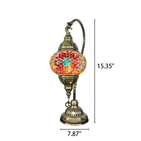 Bohemian LED-Tischlampe im türkischen Stil