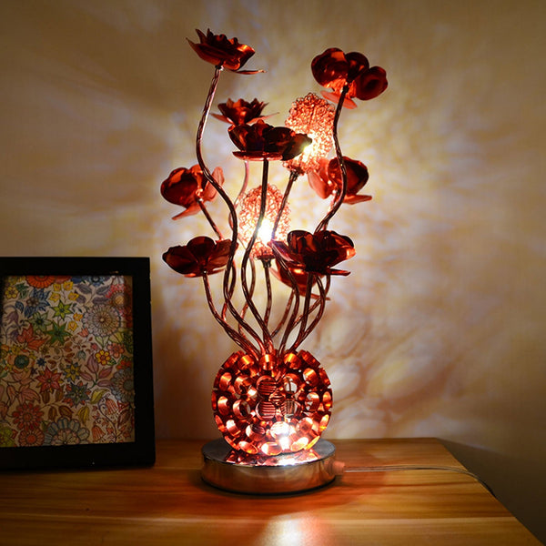 LED Moderne Blumen Tischlampe