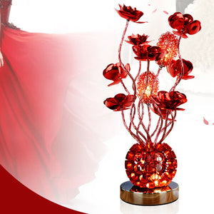 LED Moderne Blumen Tischlampe