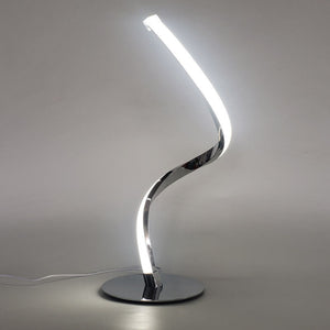 Moderne Led-spiraltischlampe
