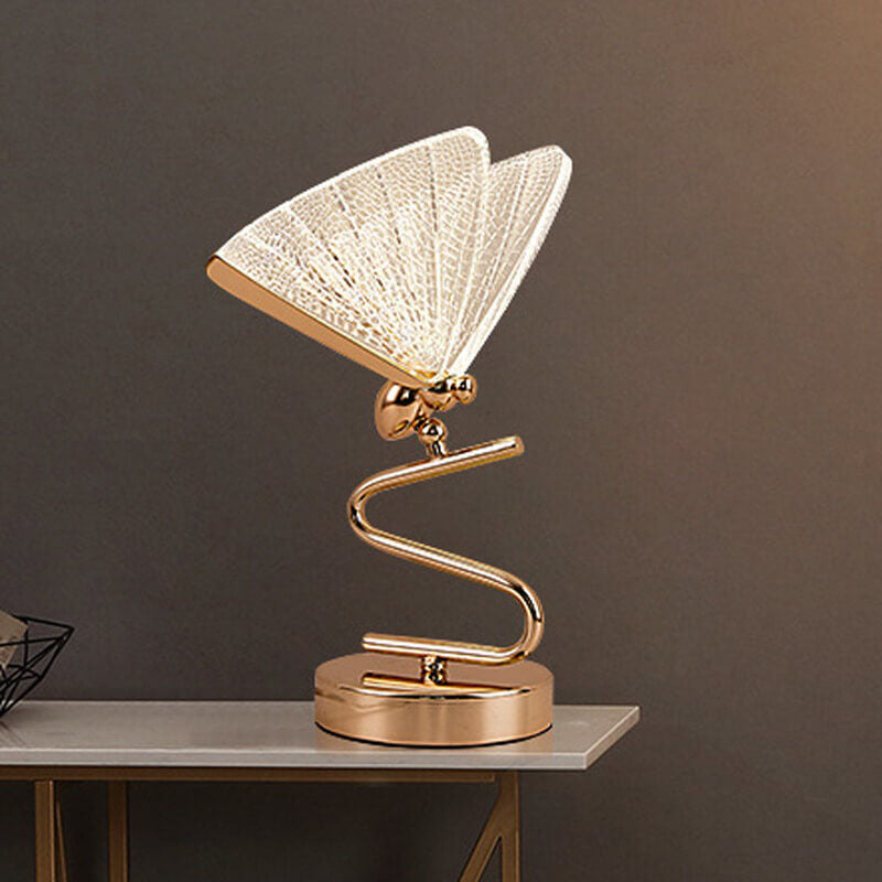 Von Schmetterlingen Inspirierte Moderne Led-tischlampe