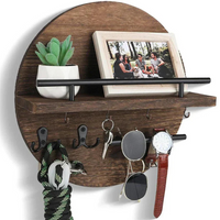 Wandmontierter Schlüssel- und Zubehör-Organizer