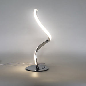 Moderne Led-spiraltischlampe