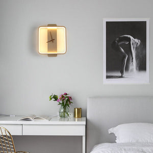 Moderne Minimalistisch Wanduhr mit LED-Beleuchtung