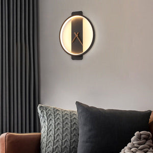 Moderne Minimalistisch Wanduhr mit LED-Beleuchtung