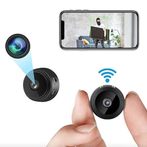 Mini-WLAN-Überwachungskamera mit integriertem Akku und HD-Auflösung
