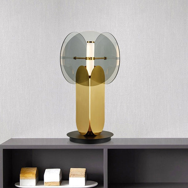 Moderne Minimalistische Skulpturale Led-tischlampe
