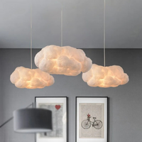 Moderne Wolke LED-Deckenpendelleuchte