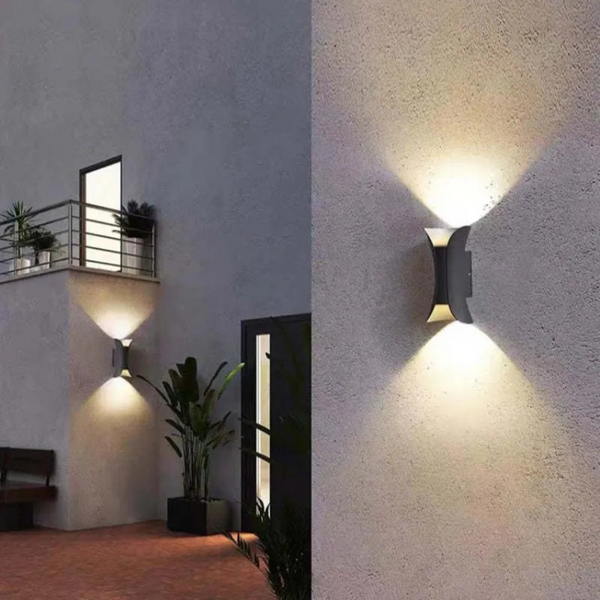 Moderne LED-Wandleuchte Gebogen