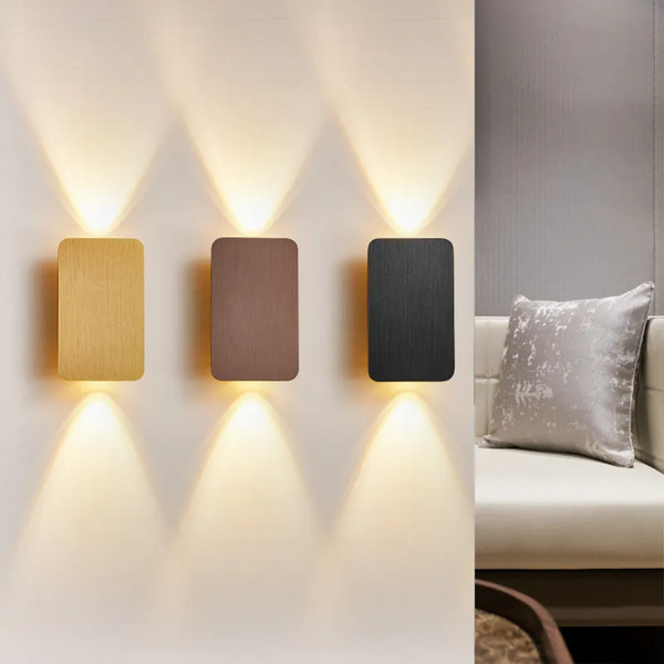 Moderne Quadratische Stilvolle LED-Wandleuchte