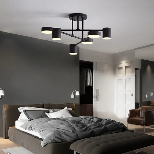 6-armige LED-Deckenleuchte
