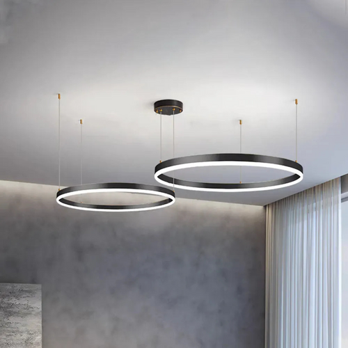 Moderne Kreisförmige LED-Pendelleuchte Für Die Decke