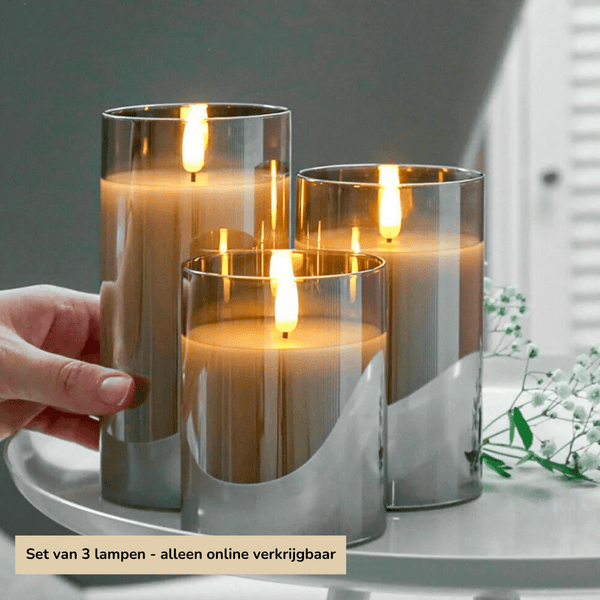 Moderne LED Flackerkerzen