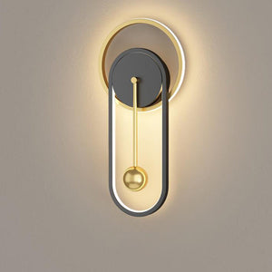Moderne LED-Pendel Wandleuchte