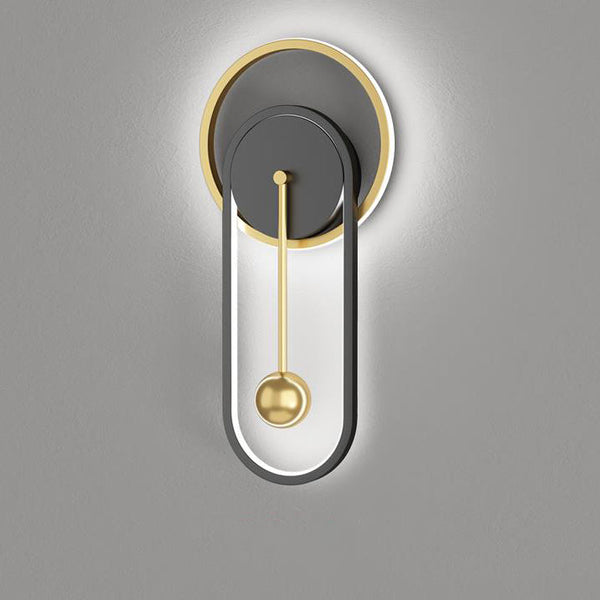 Moderne LED-Pendel Wandleuchte