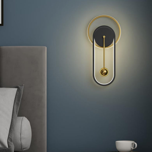 Moderne LED-Pendel Wandleuchte