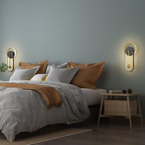 Moderne LED-Pendel Wandleuchte