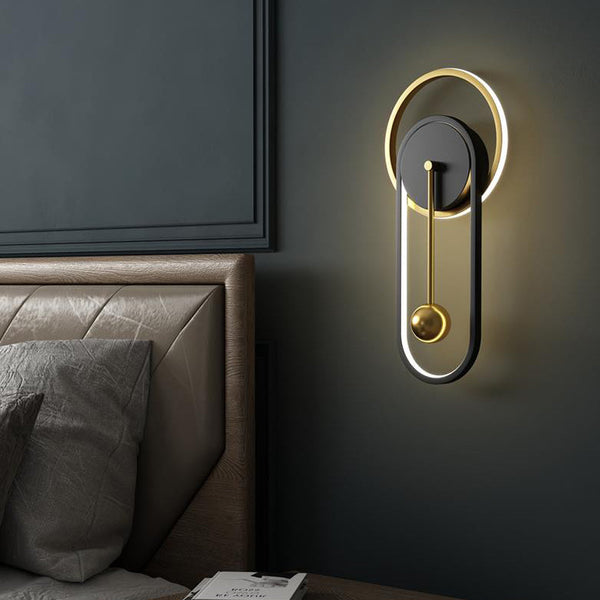 Moderne LED-Pendel Wandleuchte