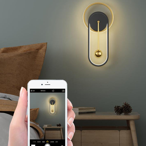 Moderne LED-Pendel Wandleuchte
