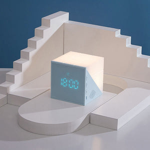 Moderne Rubiks Würfel Lampe mit LED Wecker