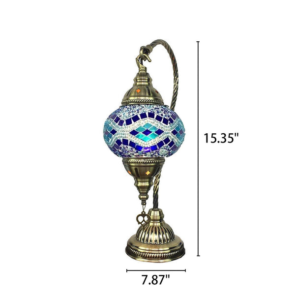 Bohemian LED-Tischlampe im türkischen Stil