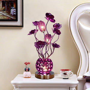 LED Moderne Blumen Tischlampe