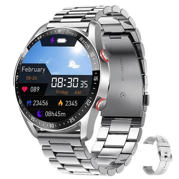 Luxuriöse Runde Smartwatch Für Herren