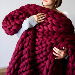 Dicke Strickdecke