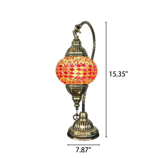 Bohemian LED-Tischlampe im türkischen Stil