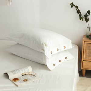 Knopf Design Weiches Kissenbezug Set