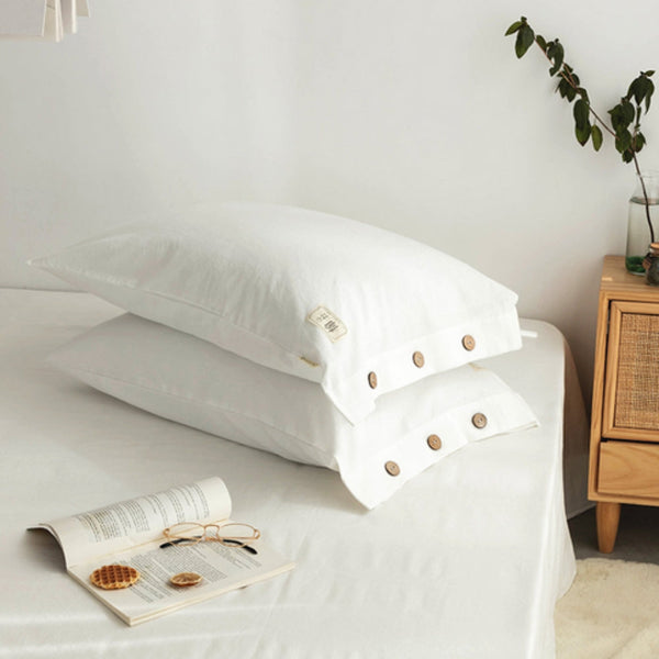 Knopf Design Weiches Kissenbezug Set