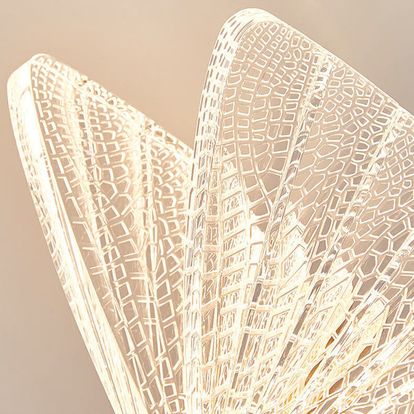 Von Schmetterlingen Inspirierte Moderne Led-tischlampe