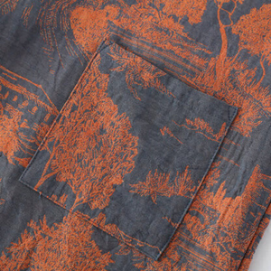 Bedruckter weicher Kimono-Bademantel