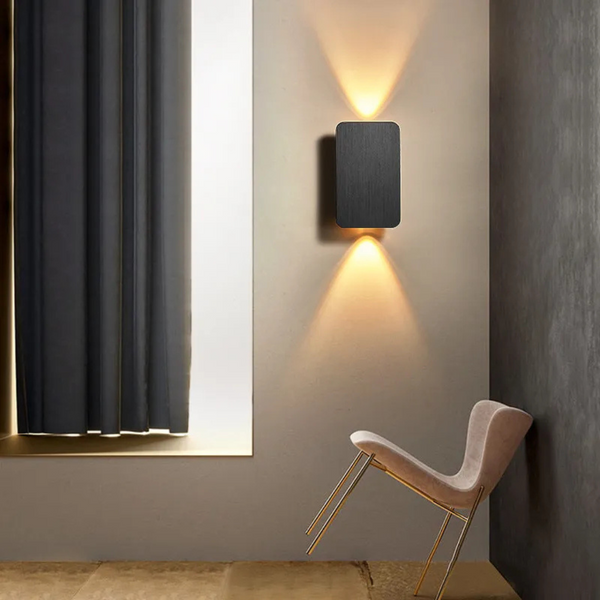Moderne Quadratische Stilvolle LED-Wandleuchte