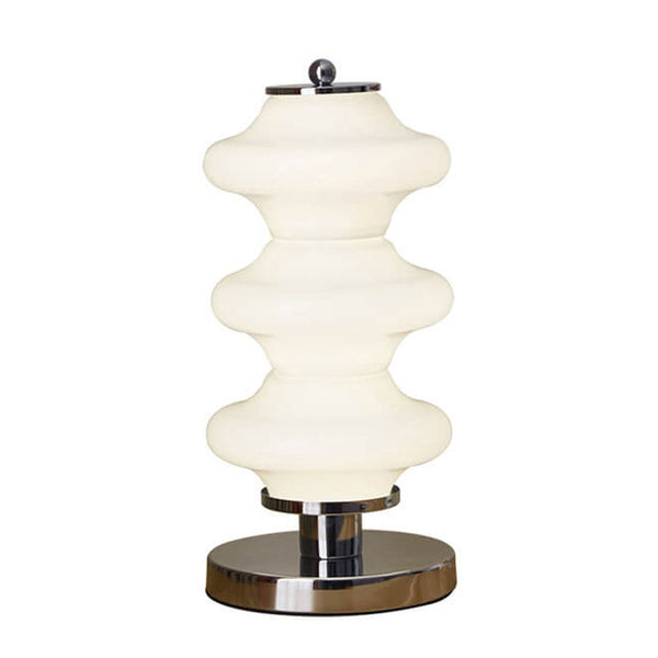 Moderne Led-tischlampe Im Wellen Design