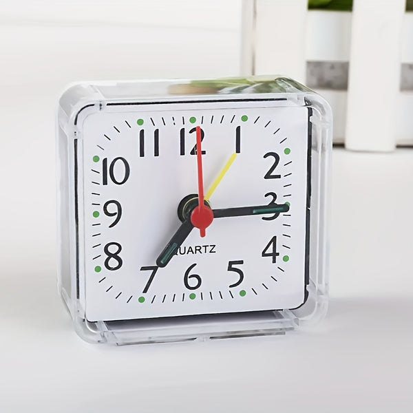 Minimalistischer analoger Wecker mit leisem Ticken