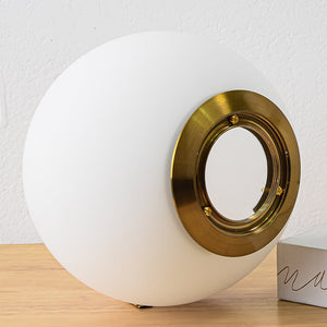 Minimalistische LED-Tischlampe mit Runder Kuppel