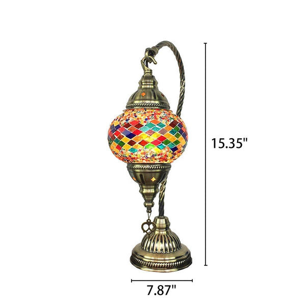 Bohemian LED-Tischlampe im türkischen Stil