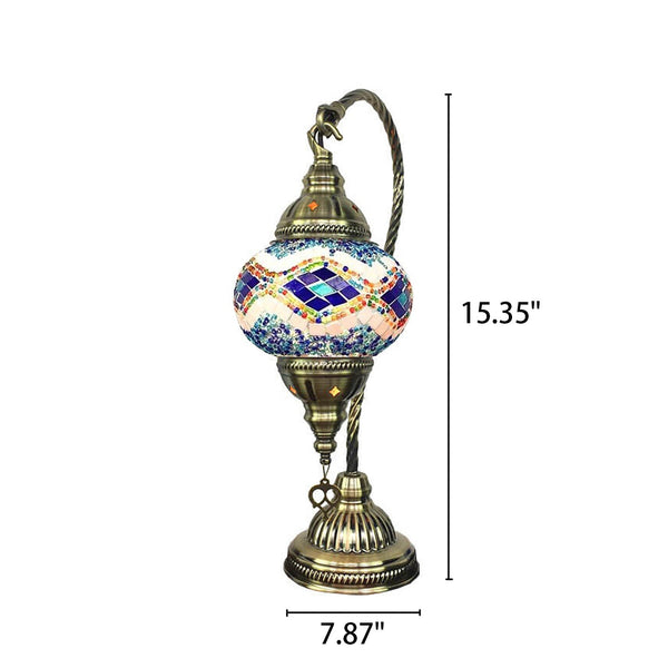 Bohemian LED-Tischlampe im türkischen Stil