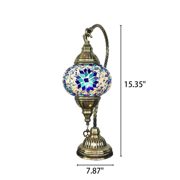 Bohemian LED-Tischlampe im türkischen Stil