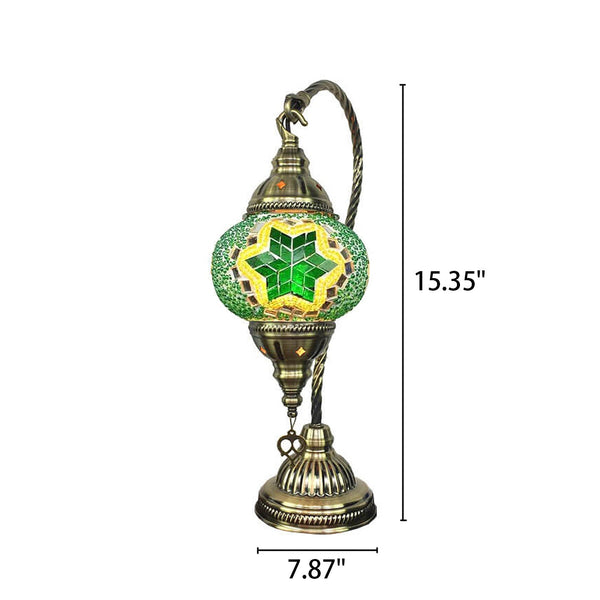 Bohemian LED-Tischlampe im türkischen Stil