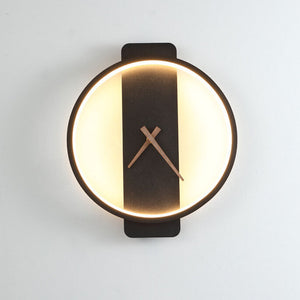 Moderne Minimalistisch Wanduhr mit LED-Beleuchtung