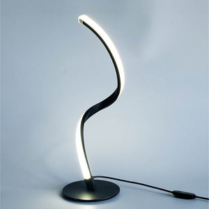 Moderne Led-spiraltischlampe